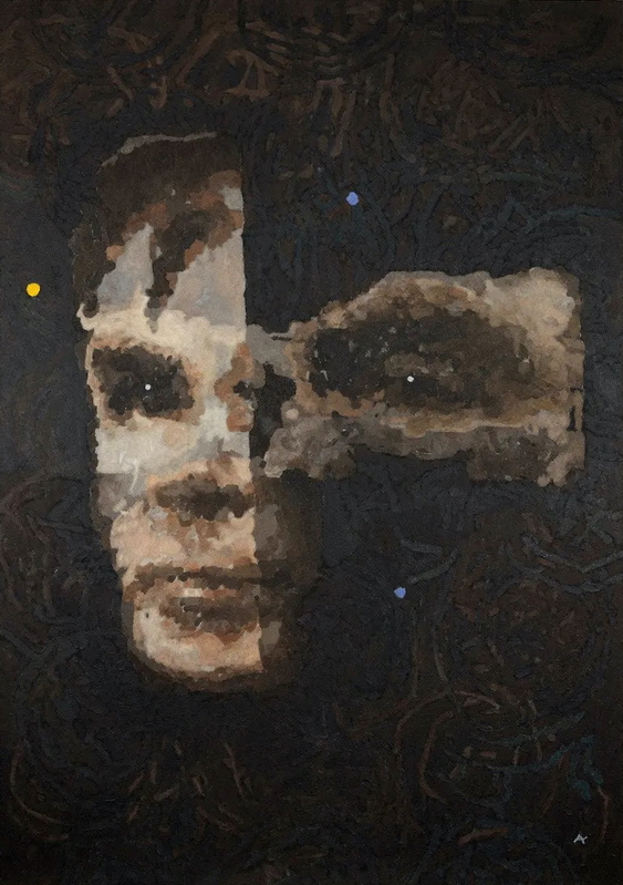 alan turig ai da robot portrait