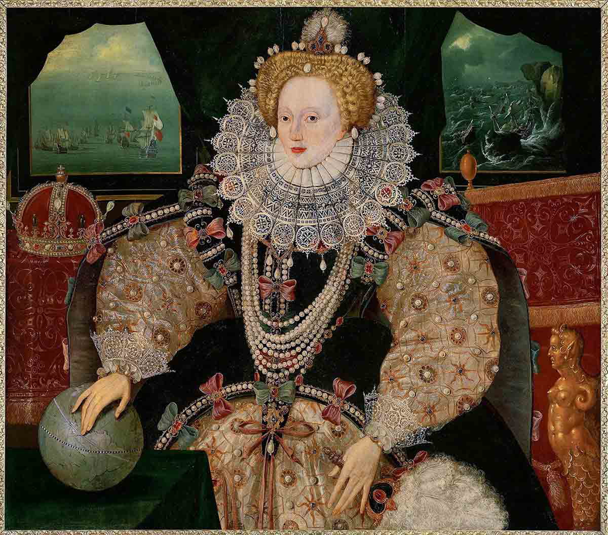 armada portrait elizabeth i english school 1590