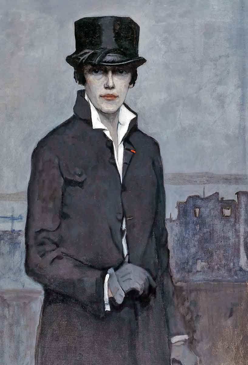 brooks self portrait painting