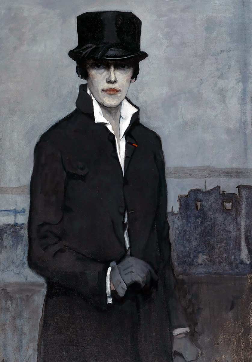 brooks self portrait painting
