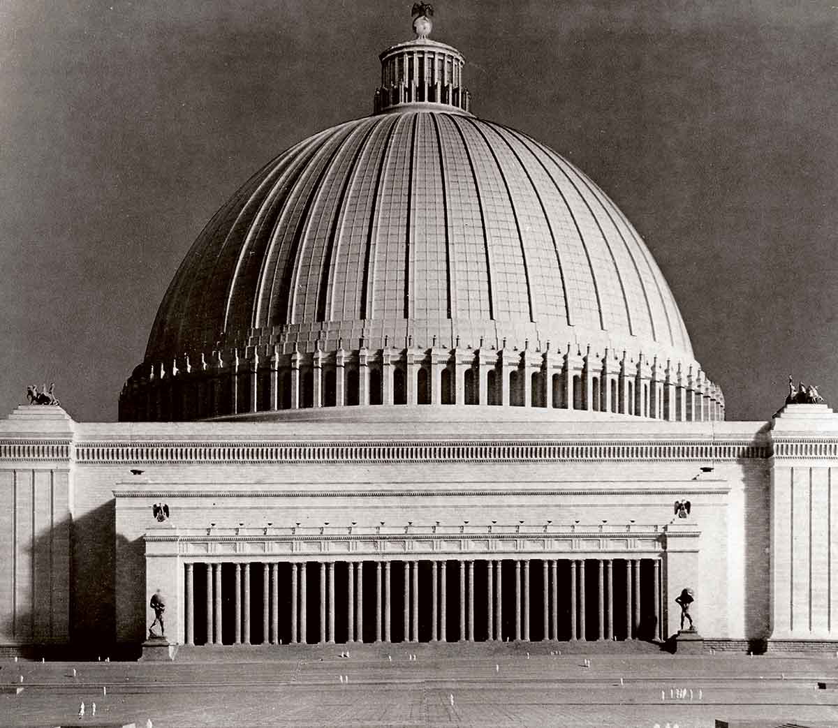 fascist architecture speer volkshalle plan