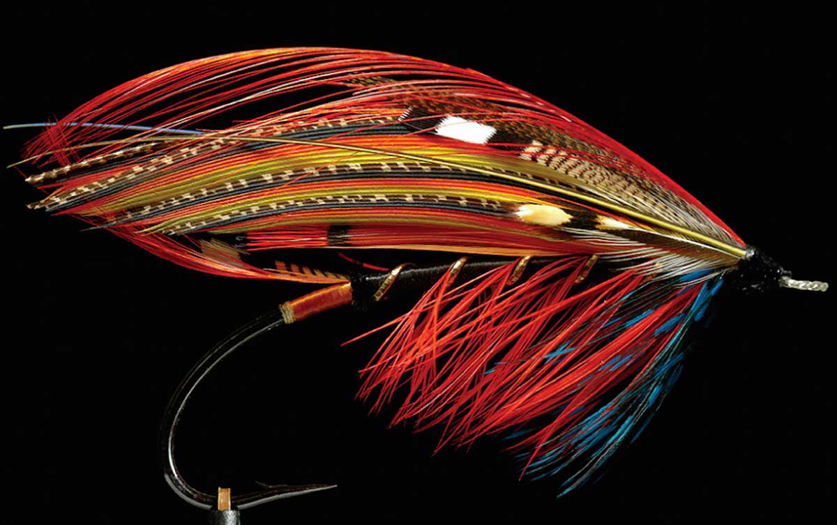 feather thief red salmon fly