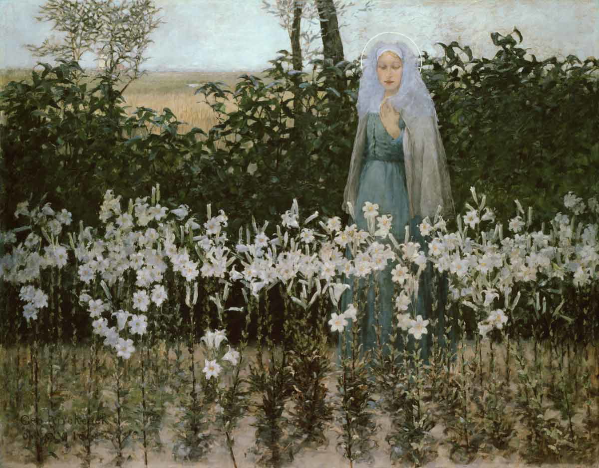 george hitchcock the annunciation 1887