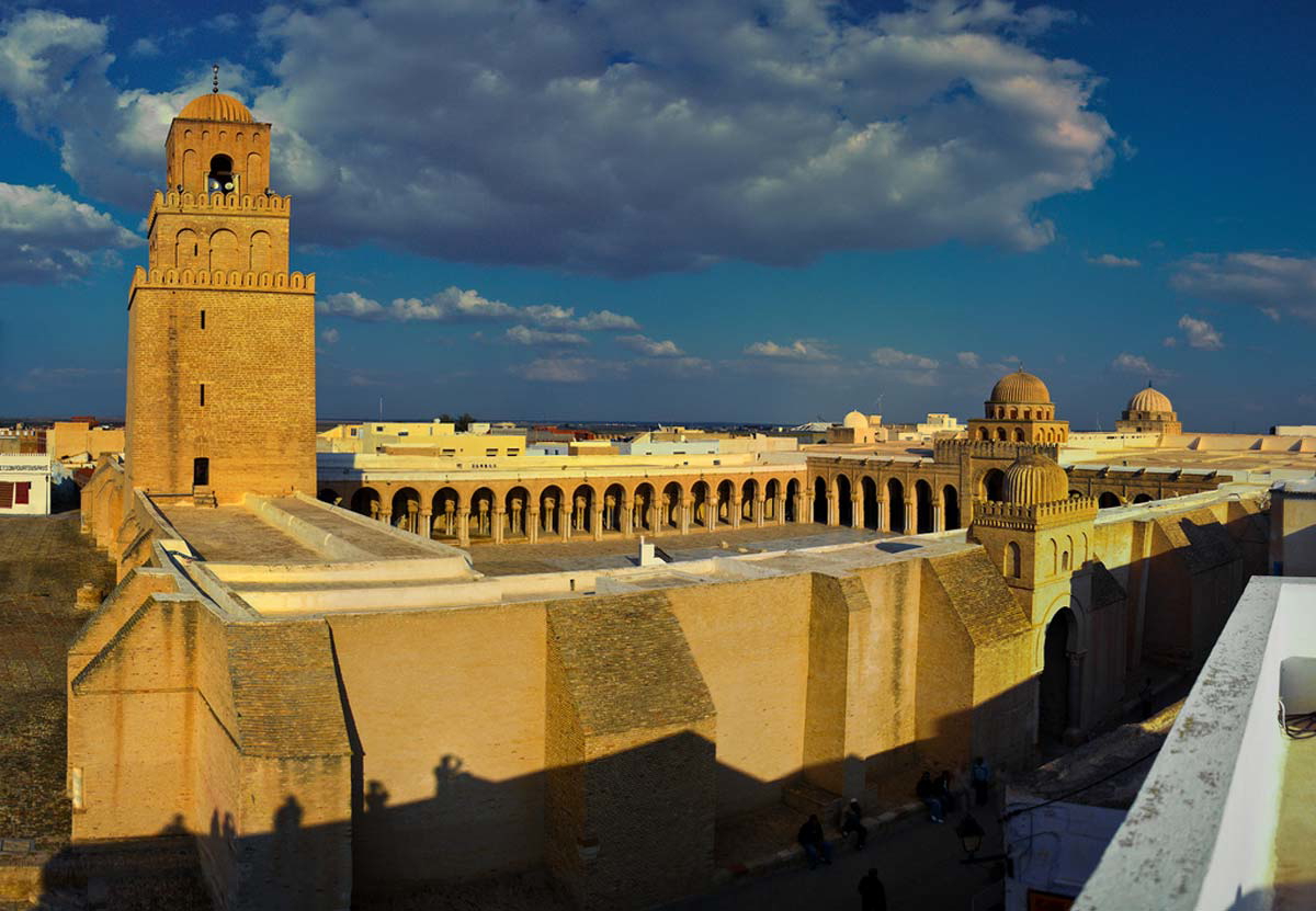 great mosque kairouan panorama