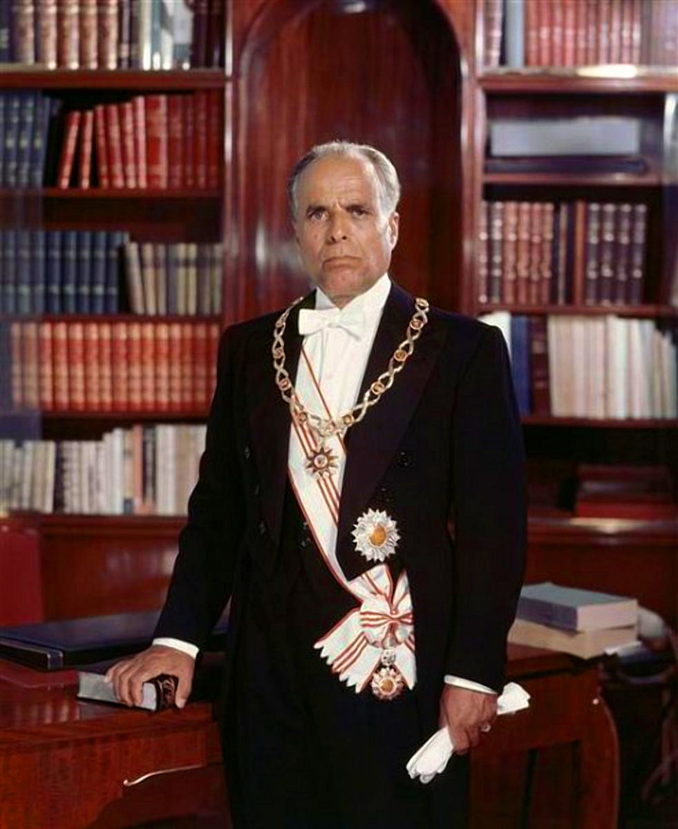 habib bourguiba portrait official