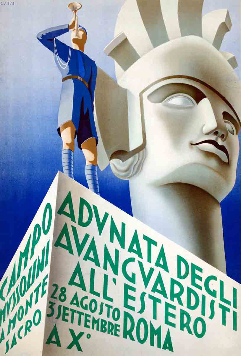 italy deco poster