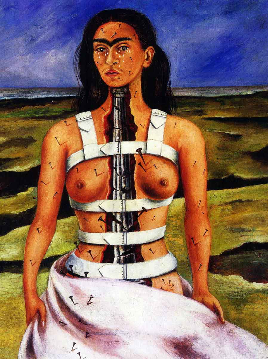 kahlo column painting
