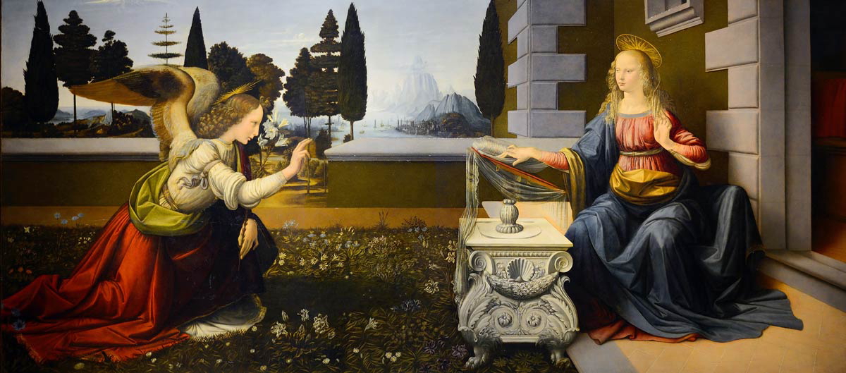 leonardo da vinci annunciation 1472