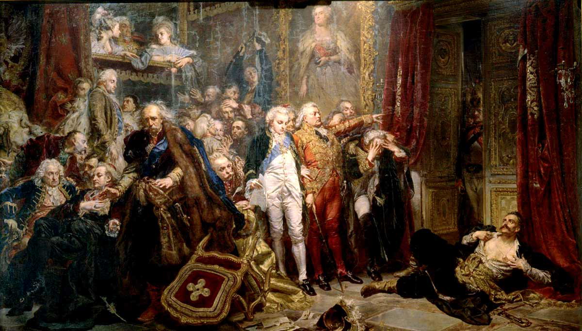matejko jan fall of poland painting