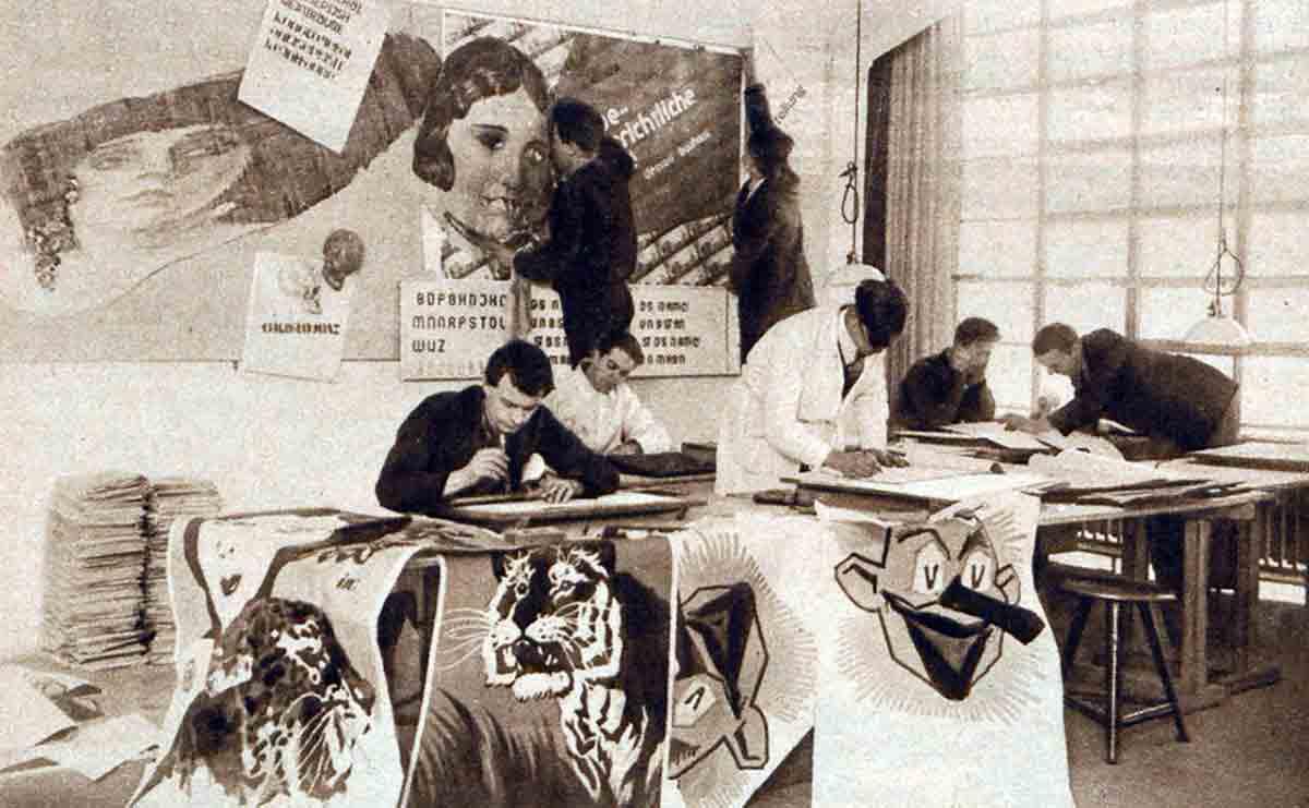 modernism bauhaus students photo