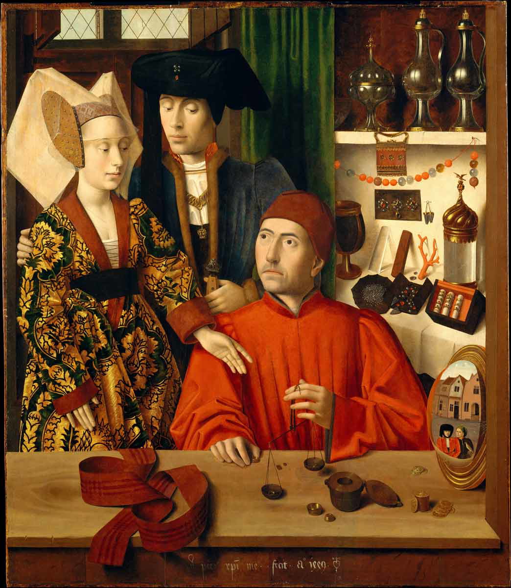 petrus christus goldsmith shop 1449