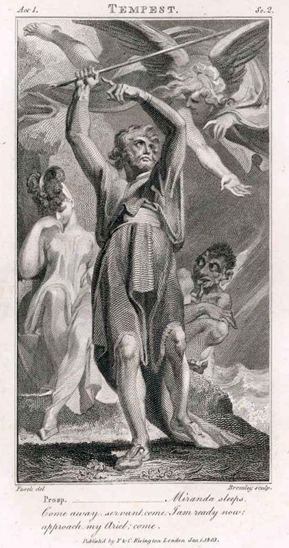 prospero summons ariel shakespeare