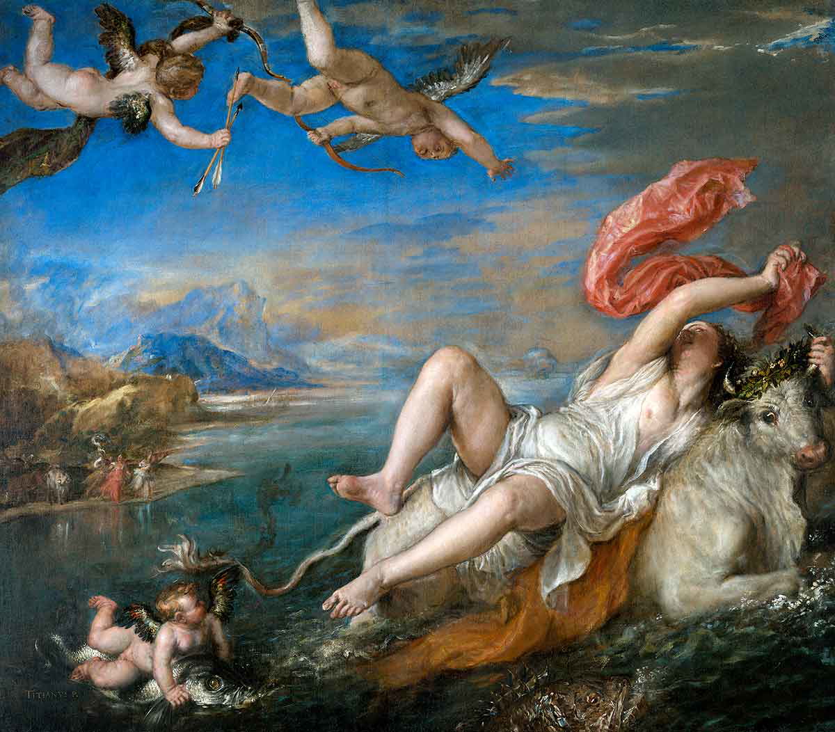 rape of europa titian painting