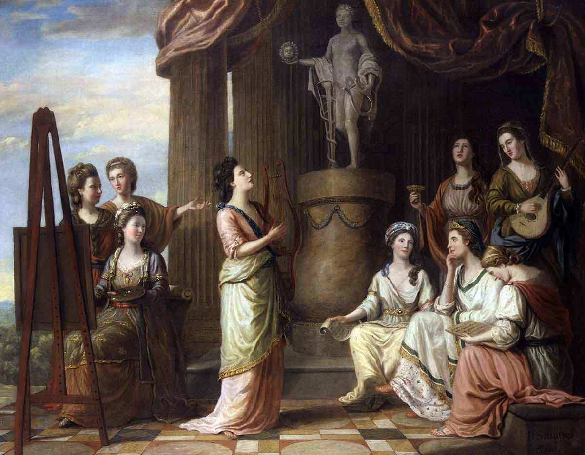 richard samuel muses in temple painting