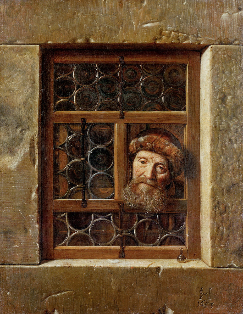 samuel van hoogstraten old man window