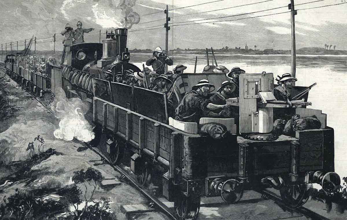 william huysman overend british troop train 1882