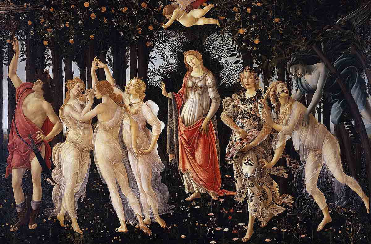 Botticelli primavera painting