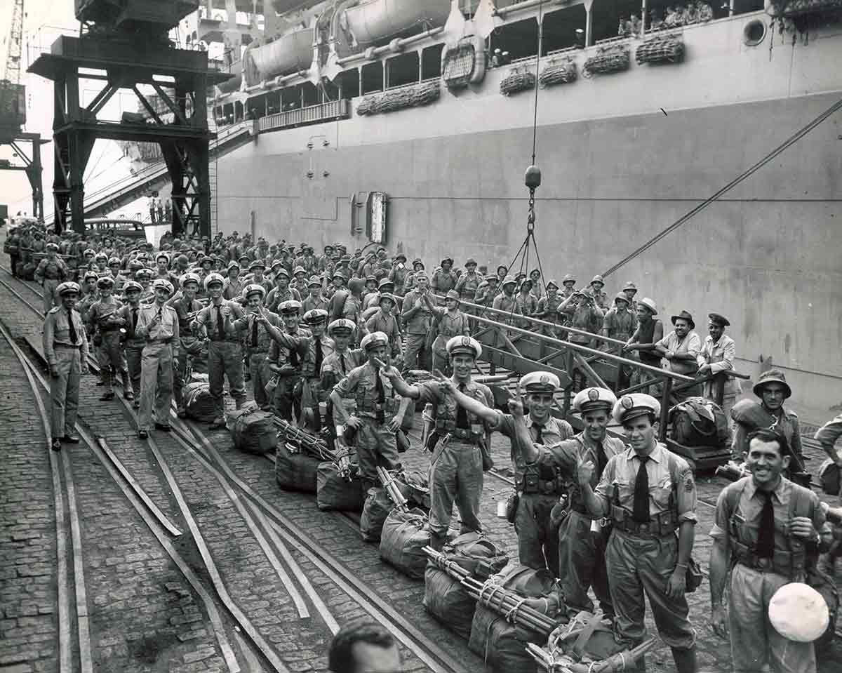 Brazilian Expeditionary Force Embarkation 1944