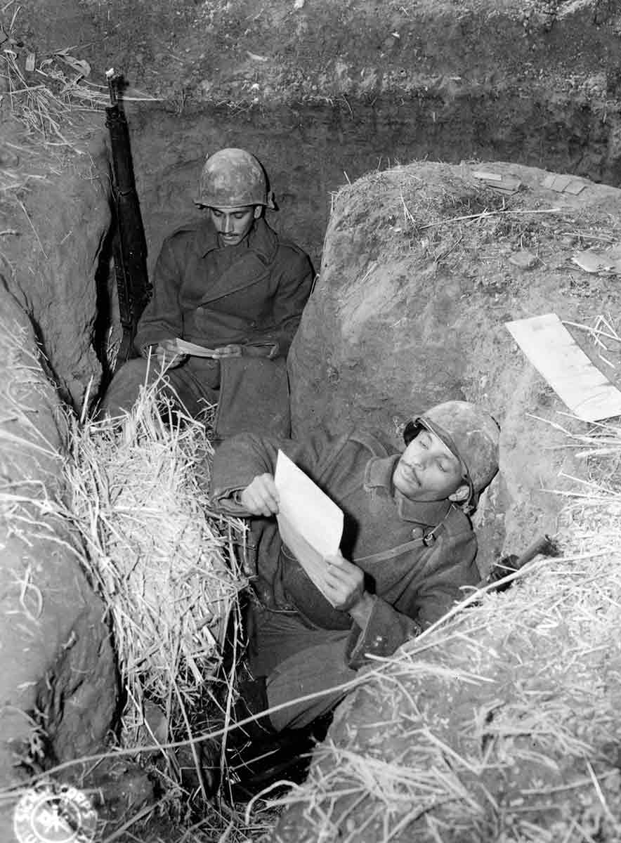 Brazilian Infantry Frontline Italy 1944