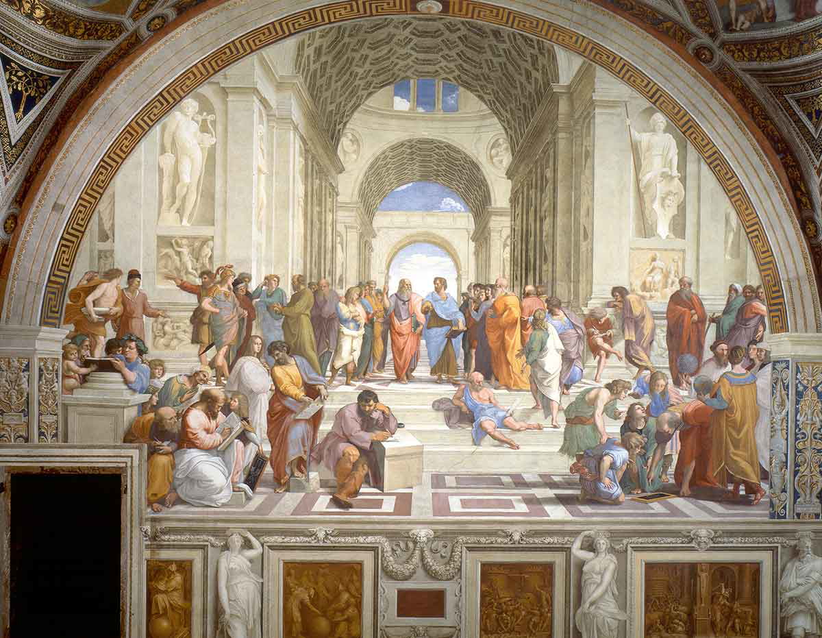 School of Athens Raffaello Sanzio da Urbino