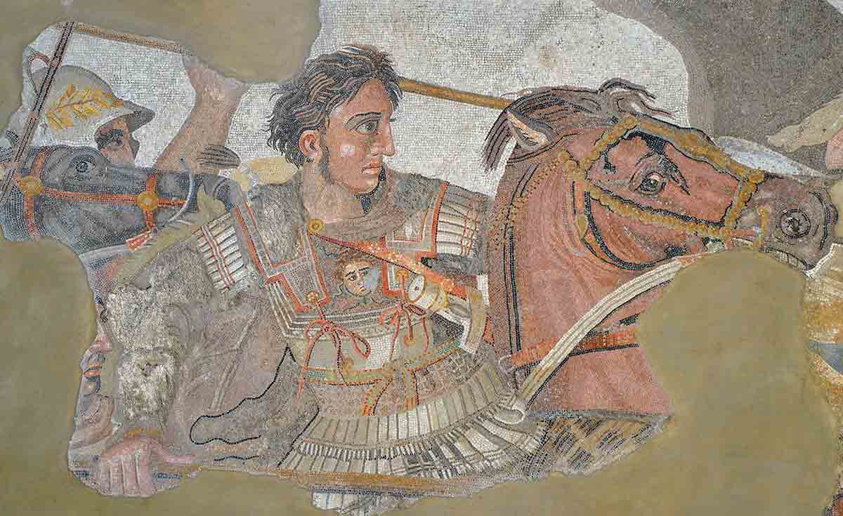 alexander mosaic detail