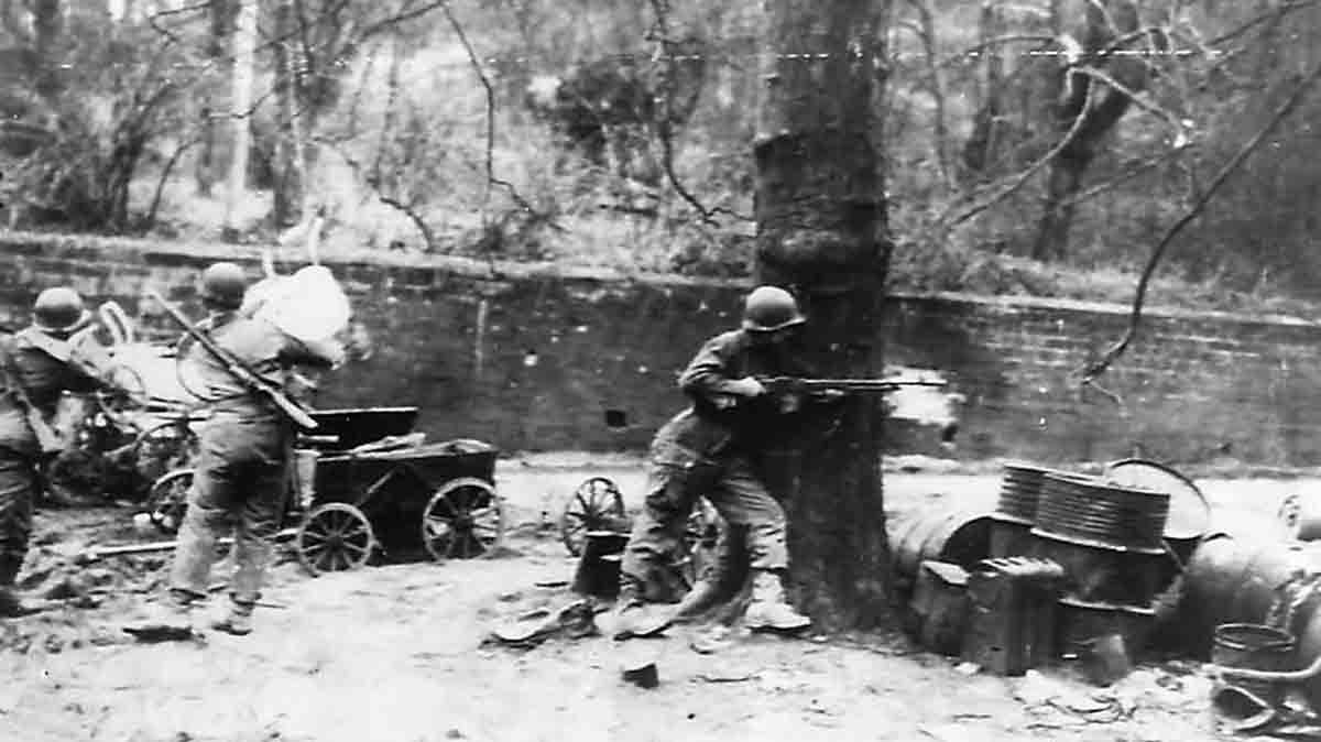american troops dillingen luxembourg 1945 photo