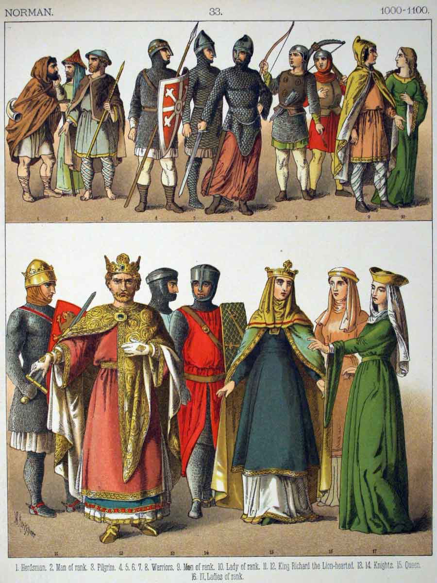 anglo normans dress