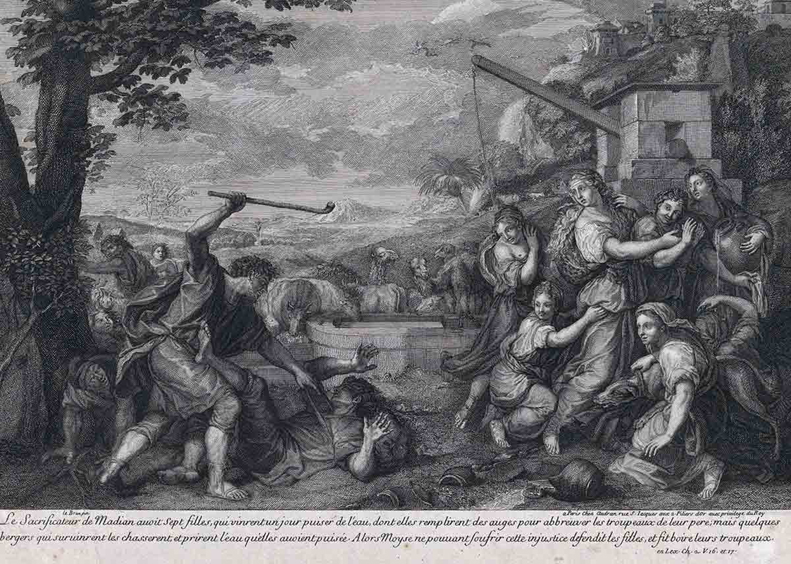 audran moses defending daughters drawing