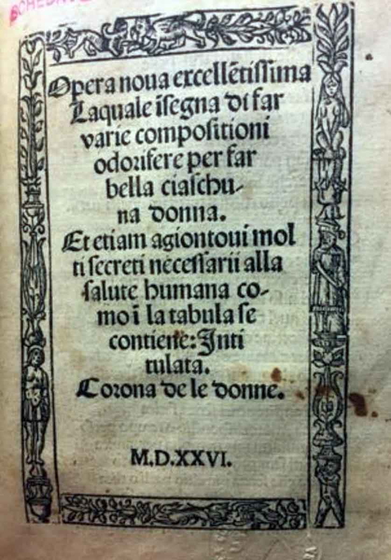 book containing cosmetic recipes