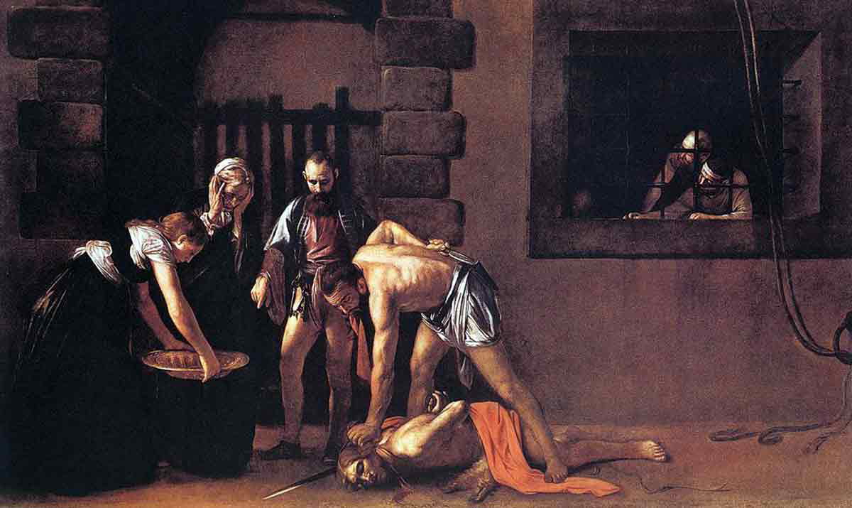 caravaggio beheading of saint john painting