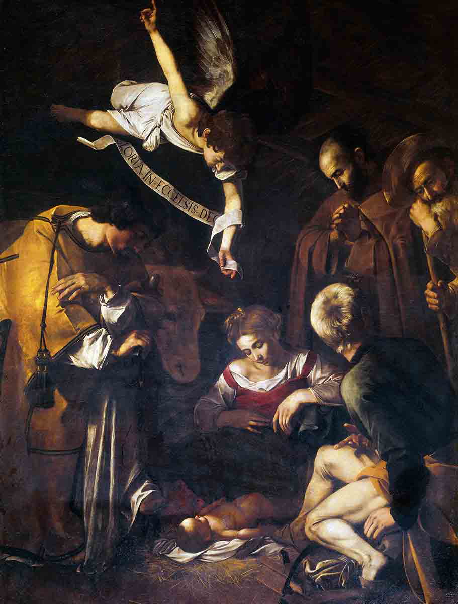 caravaggio nativity painting