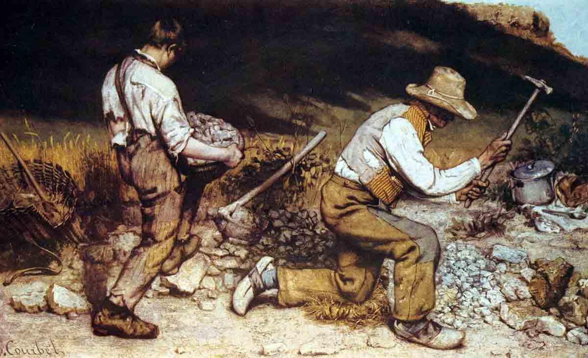courbet breakers painting