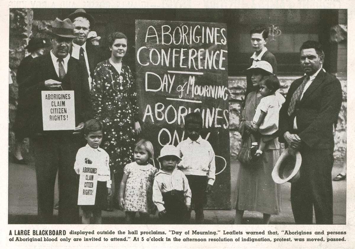 day of mourning protest