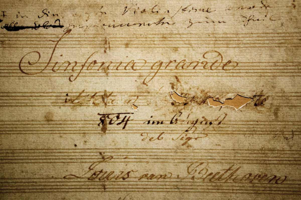 eroica napoleons name erased