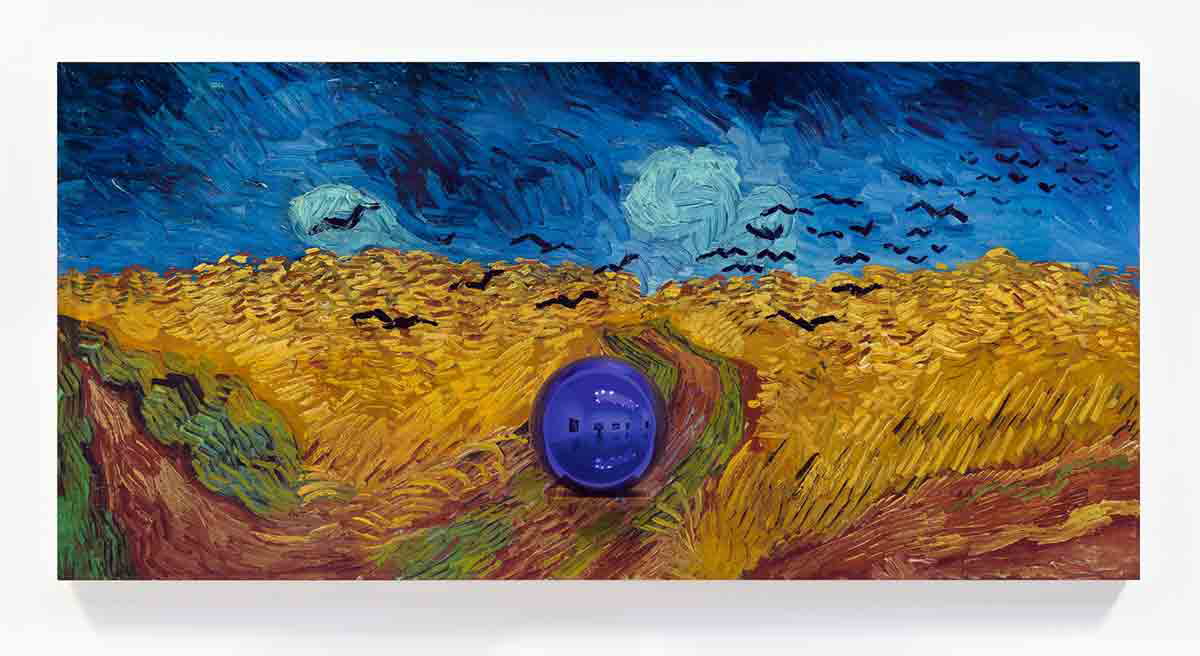 famous artist koons ball installation