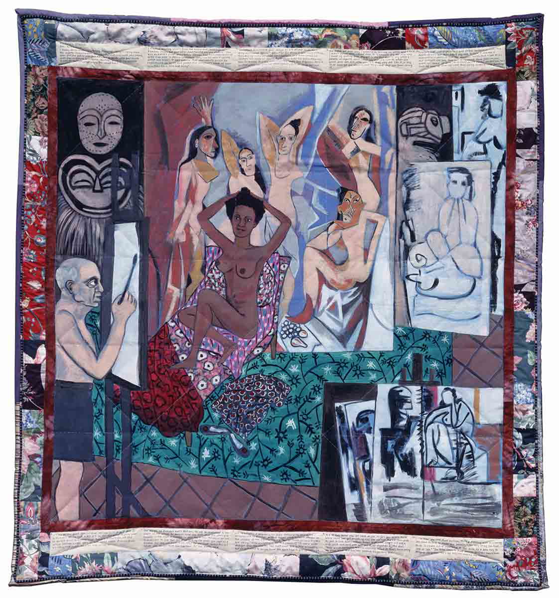famous artist ringgold picasso quilt