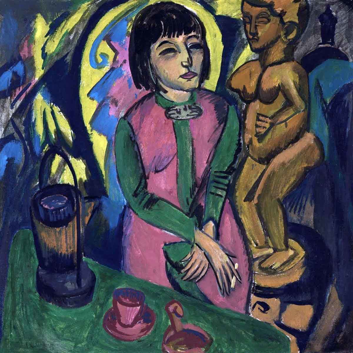 german expressionism kirchner woman painting