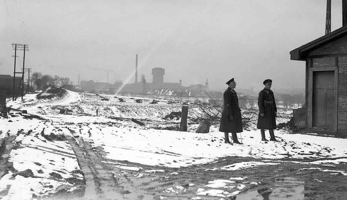 german polish border crossing point 1939 photo
