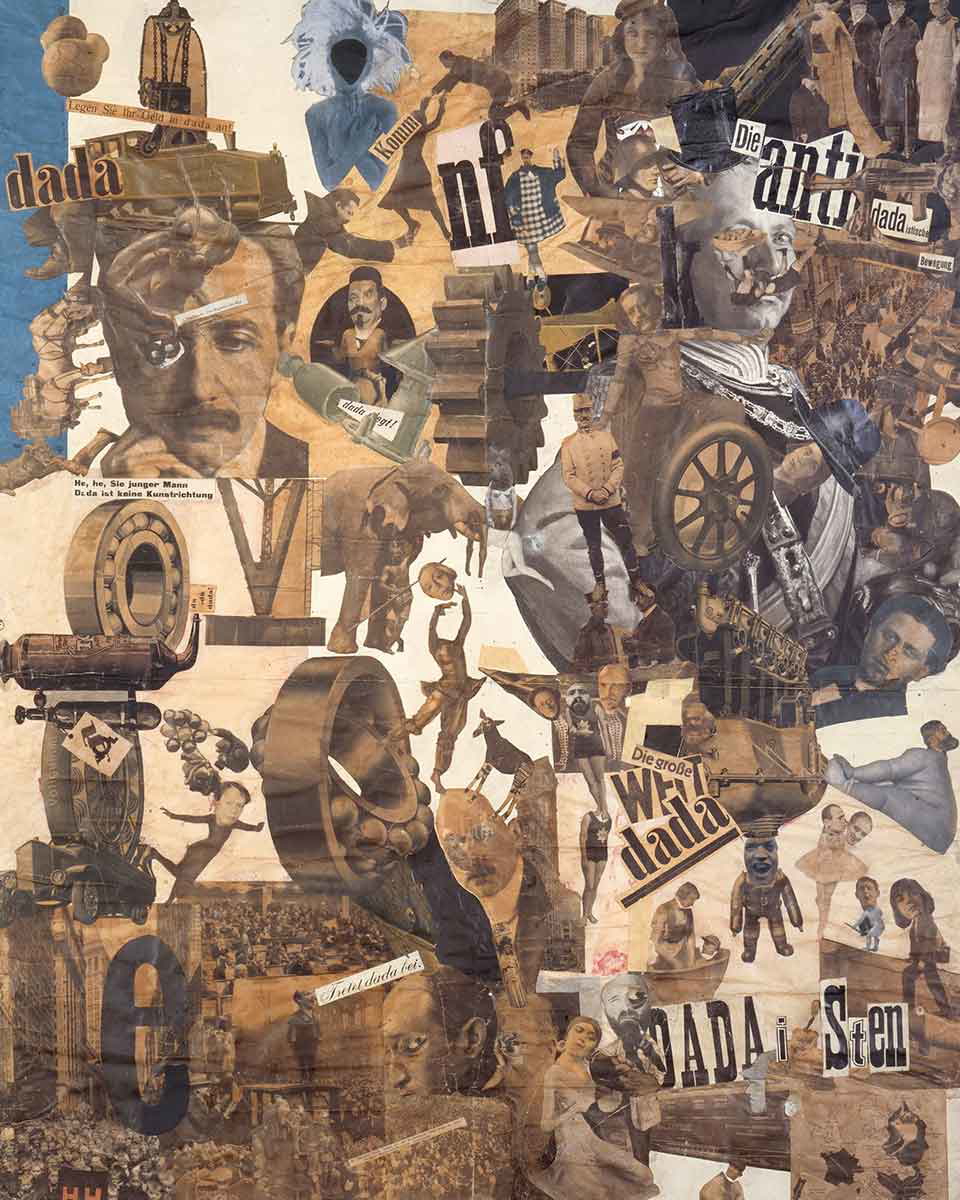 hoch dada collage