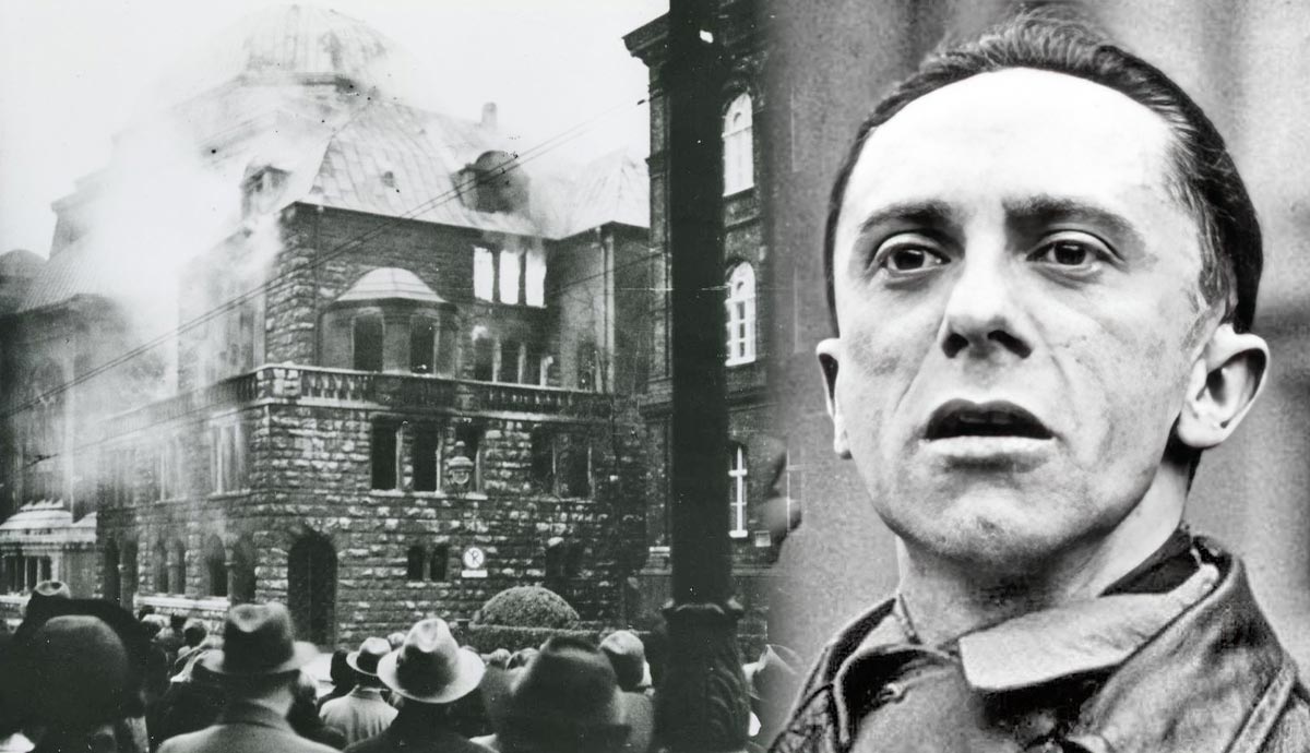 kristallnacht horrors night broken glass