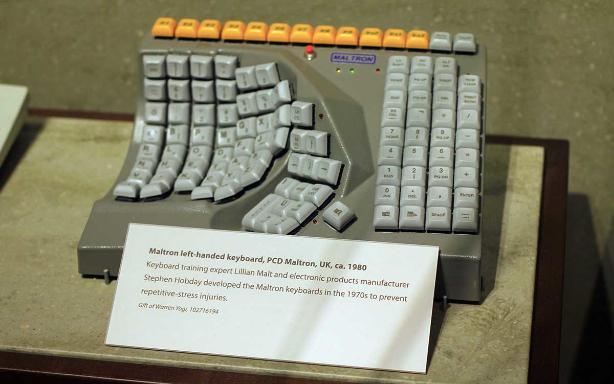 left handed typewriter