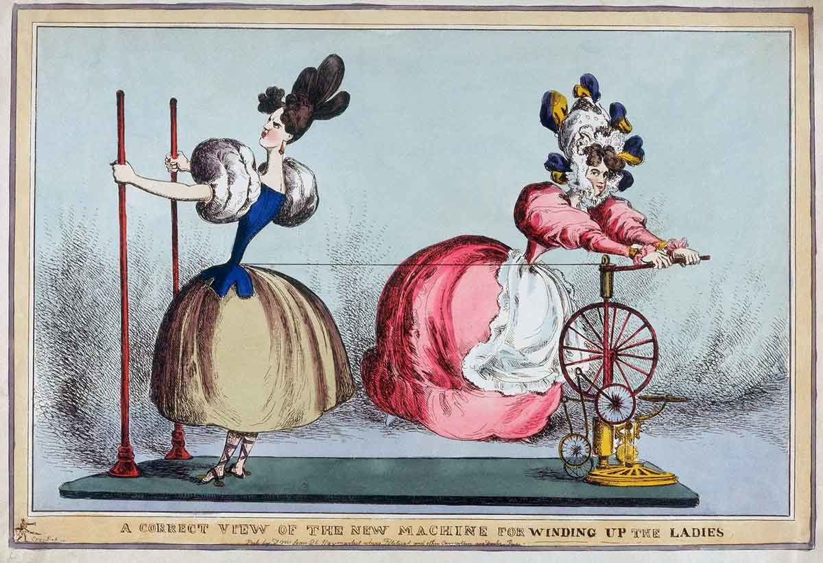 mclean corset caricature