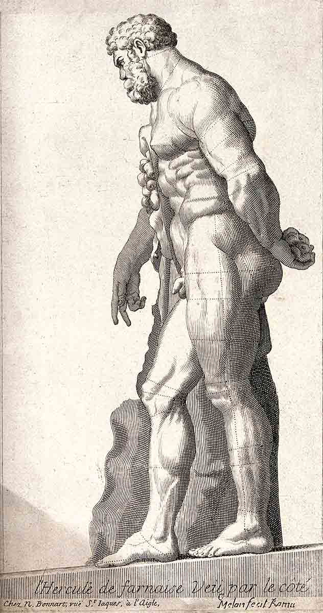 mellan hercules engraving