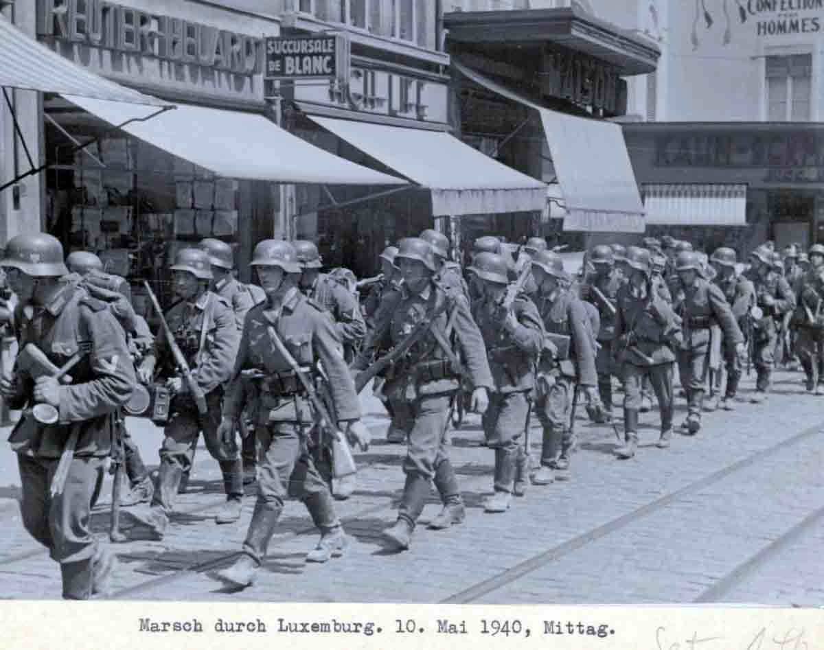 military occupation luxembourg photo conv