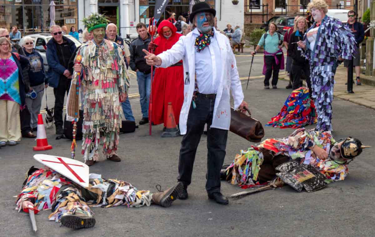 mummers play boegreenmanfest