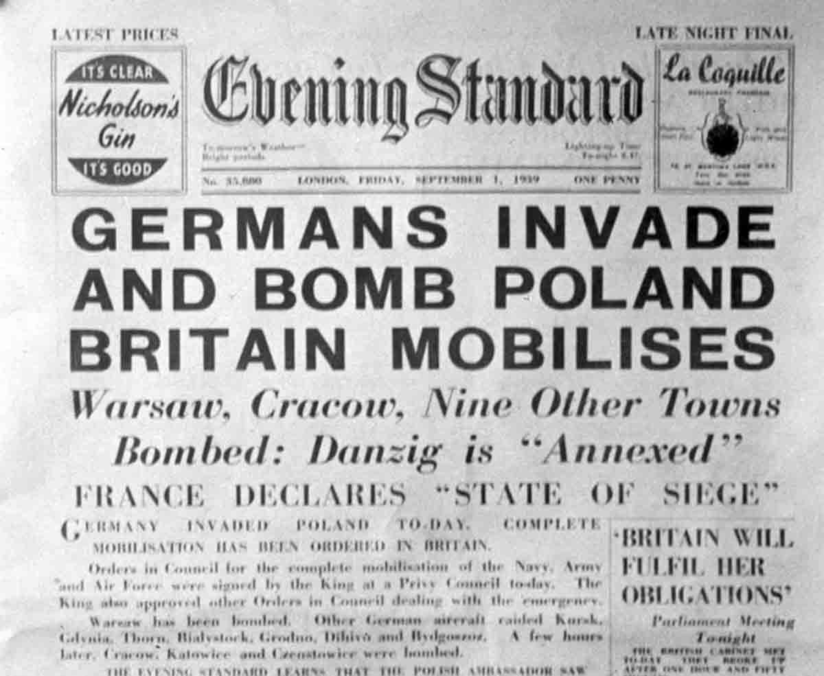 nazi invasion poland press release photo conv