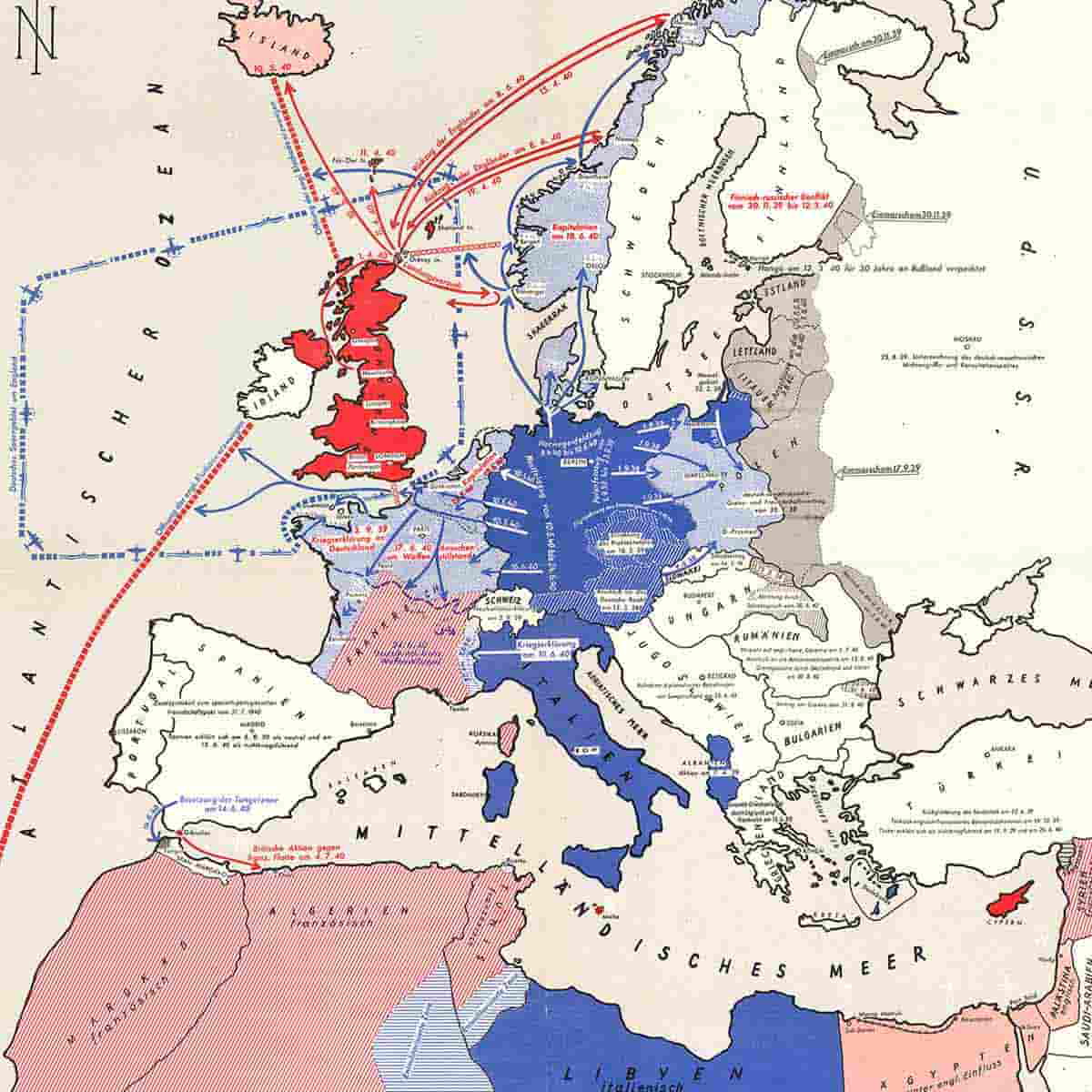 nazi propaganda 1939 map