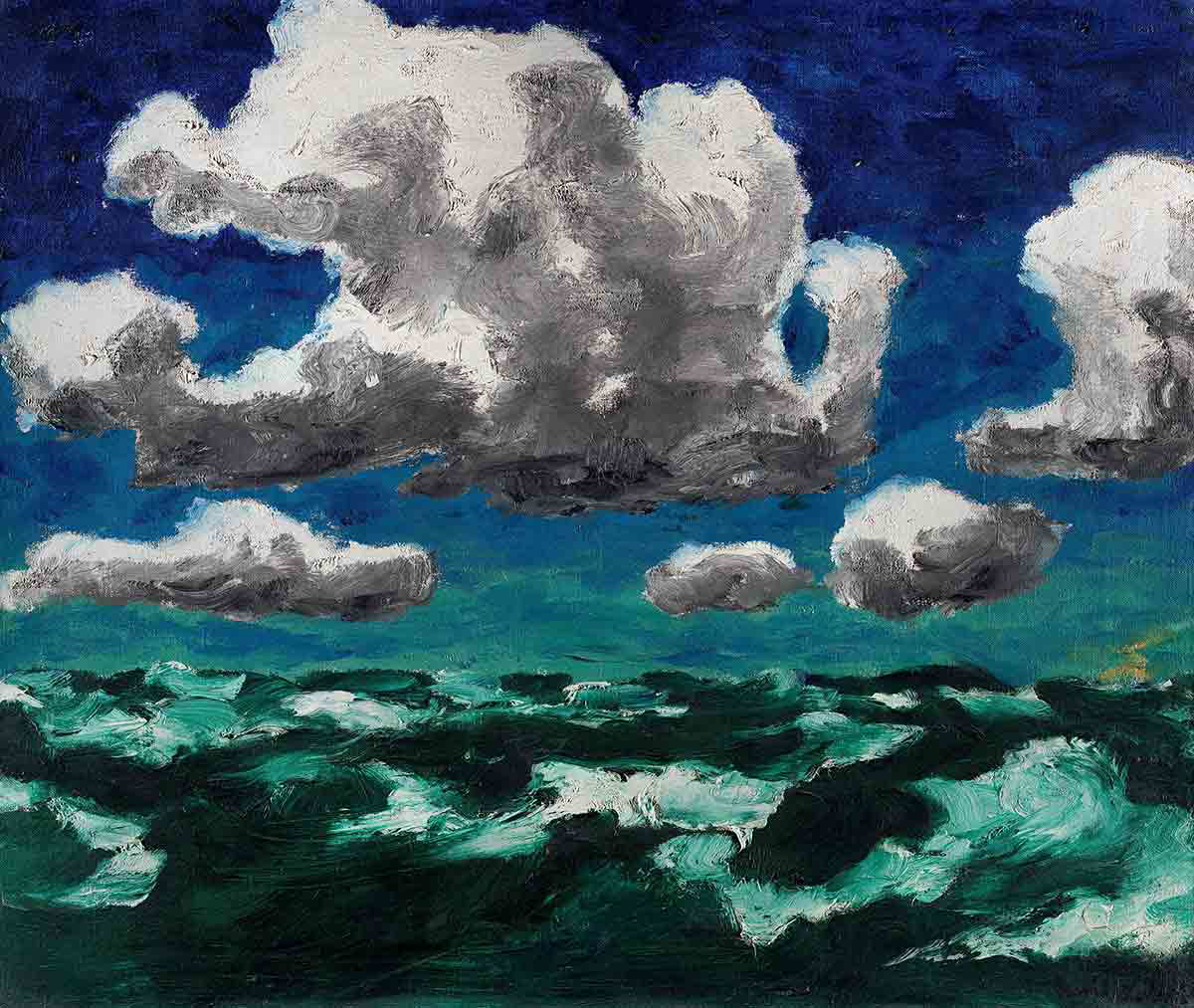 nolde clouds painting