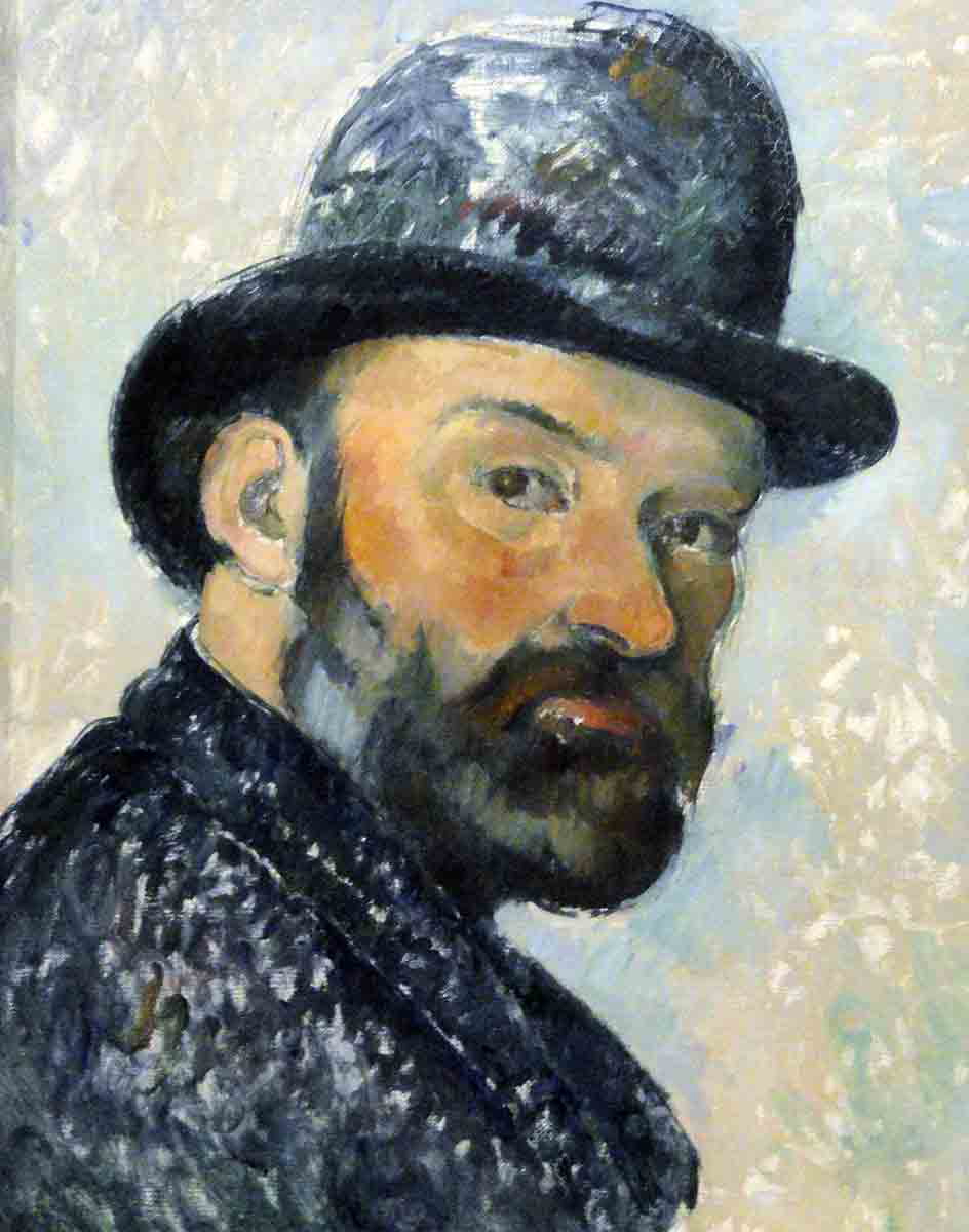 paul cezanne self portrait with hat