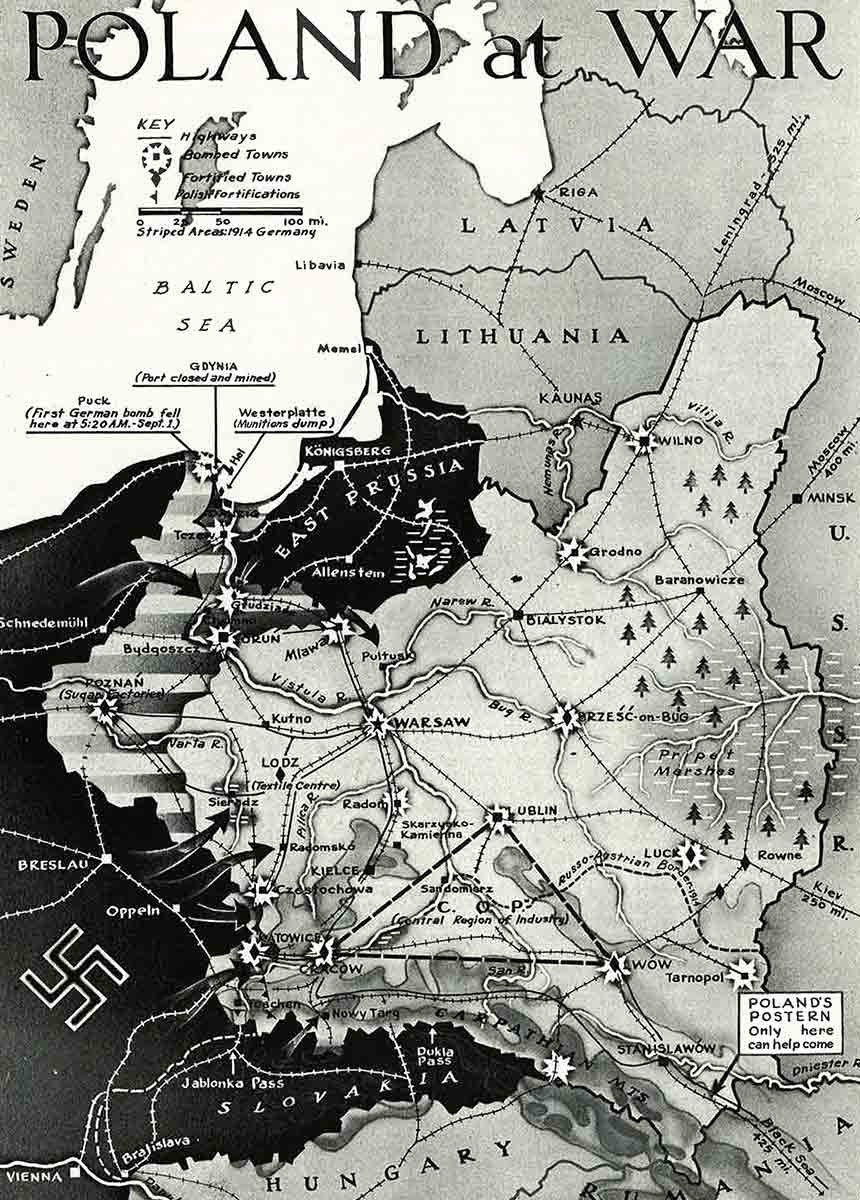 poland at war map